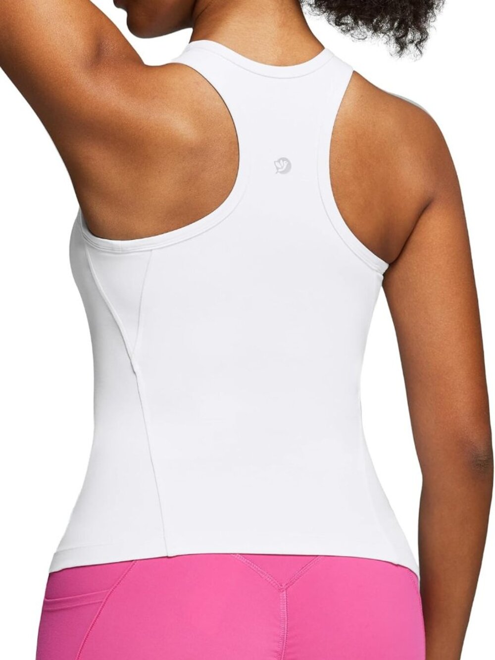 Women's Racerback Yoga Tank with Built-in Bra | Athletic Workout Top